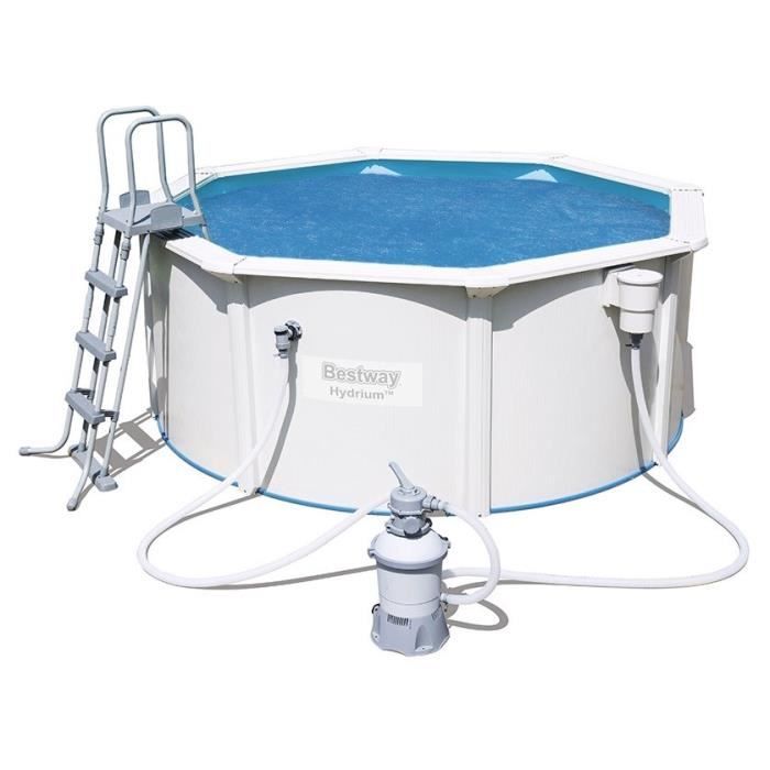 BESTWAY Bâche solaire pour Steel Wall Pool ronde 366x120cm - Ø355cm