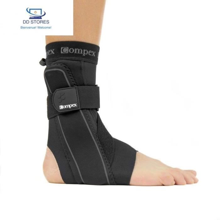 COMPEX Orthèse de cheville gauche BIONIC - Noir