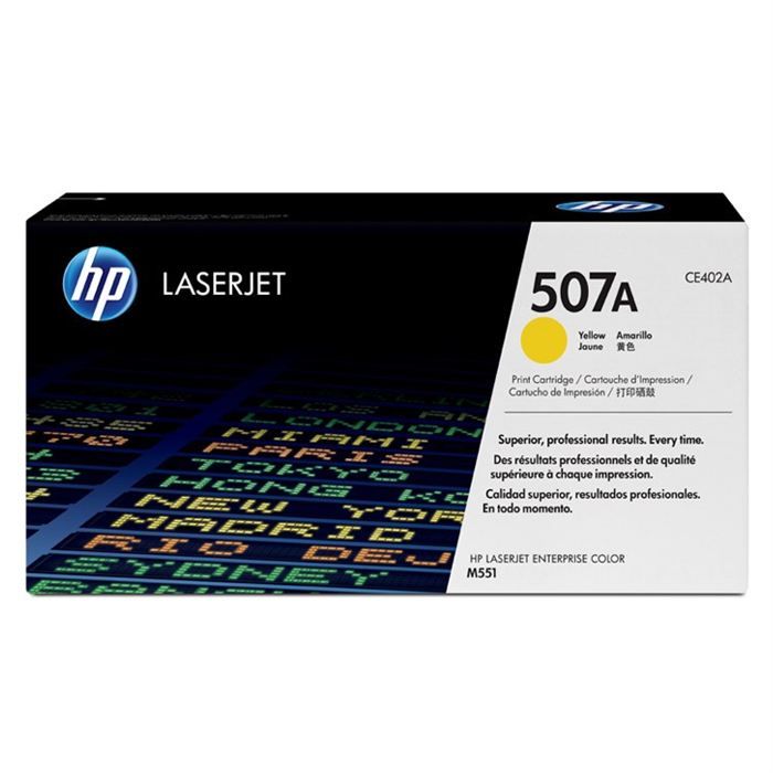 HP Toner Jaune 507A (CE402A)   Achat / Vente TONER HP Toner Jaune