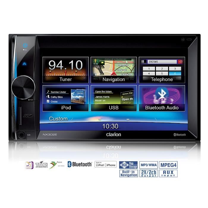 Clarion NX302E Autoradio GPS   Achat / Vente AUTORADIO Clarion NX302E