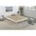 DEKO DREAM Sommier + pieds en bois massif - 140 x