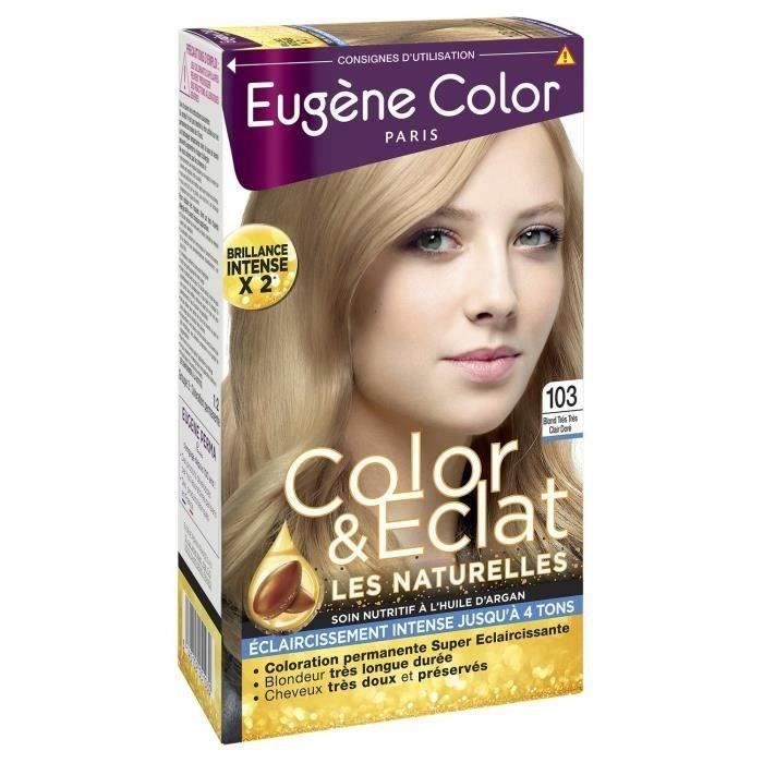 EUGENE COLOR Creme Colorante permanente N103 Blond tres clair Dore