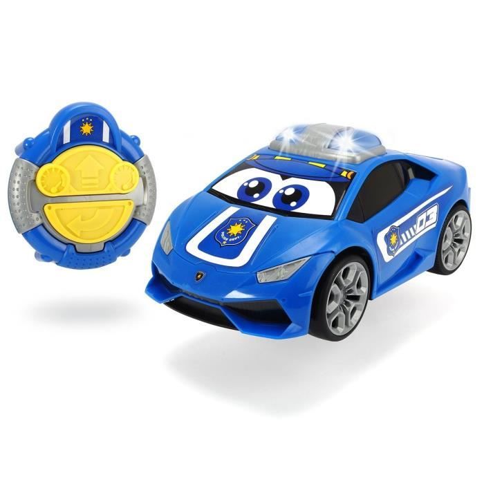 DICKIE - Voiture à infrarouge de 27 cm Lamborghini Huracan Police premier âge
