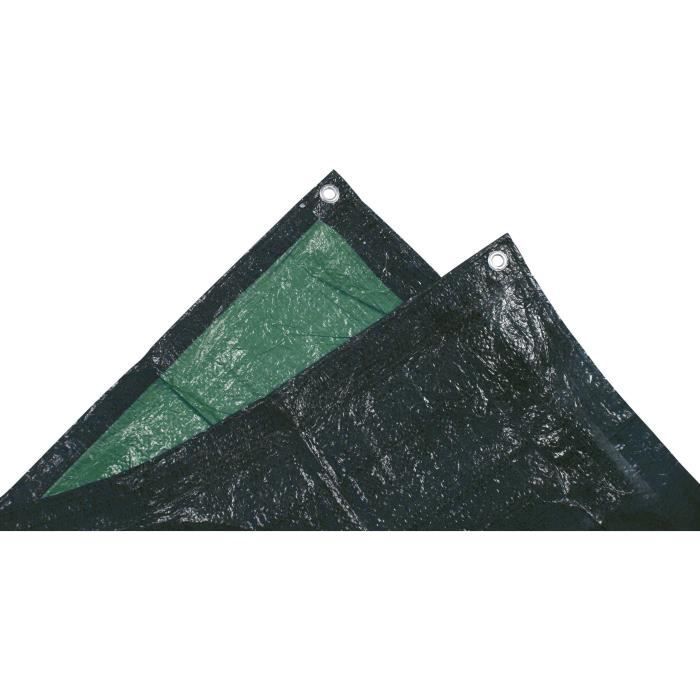 TECHIT Bâche ultra lourde de protection 240g/m² - 2 x 3m