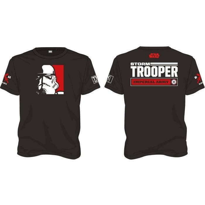 T-shirt Star Wars Stormtrooper Imperial Army - Homme Noir