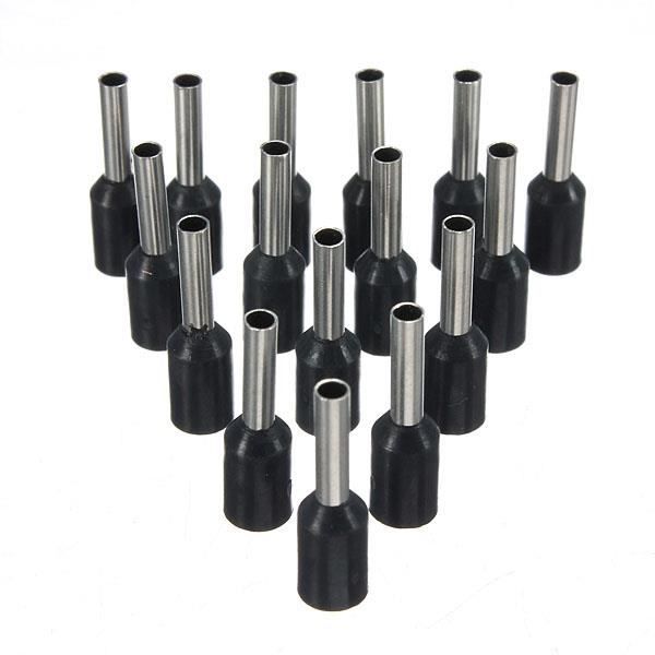 sourcing map 200pc cuivre Noir AWG 16 Cordon isol/é sertissage Embouts Pin Terminal