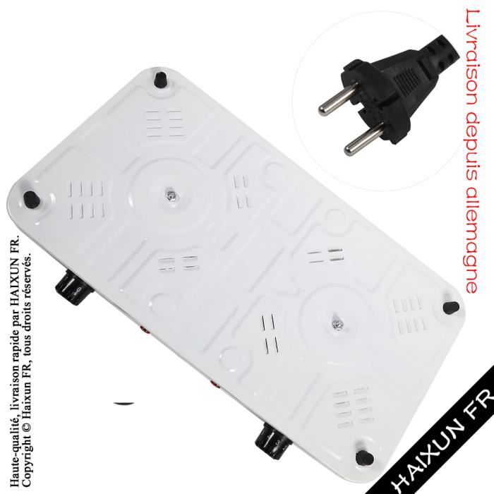 Nouveau portable 2500W double plaque électrique3