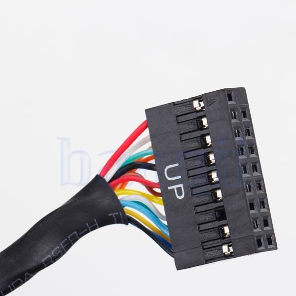 PC casse Passer Avec deux ports USB + bouton Marche3