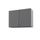 OBI Meuble haut de cuisine L 80 cm - Gris mat