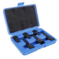 DOUILLES ET EMBOUTS 6 pièces Kit d'écrou douilles de clé à chocs de fo DOUILLES ET EMBOUTS 6 pièces Kit d'écrou douilles de clé à chocs de fo