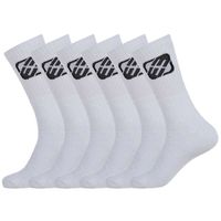 CHAUSSETTES FREEGUN Lot de 6 Chaussettes de Tennis Blanc et No CHAUSSETTES FREEGUN Lot de 6 Chaussettes de Tennis Blanc et No