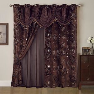 VOILAGE Rideau et voilage Mille et une nuit - Chocolat - 2