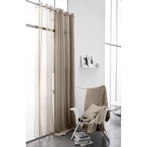 TODAY Rideau Occultant 140x260 100% polyester Mastic TODAY Rideau Occultant 140x260 100% polyester Mastic