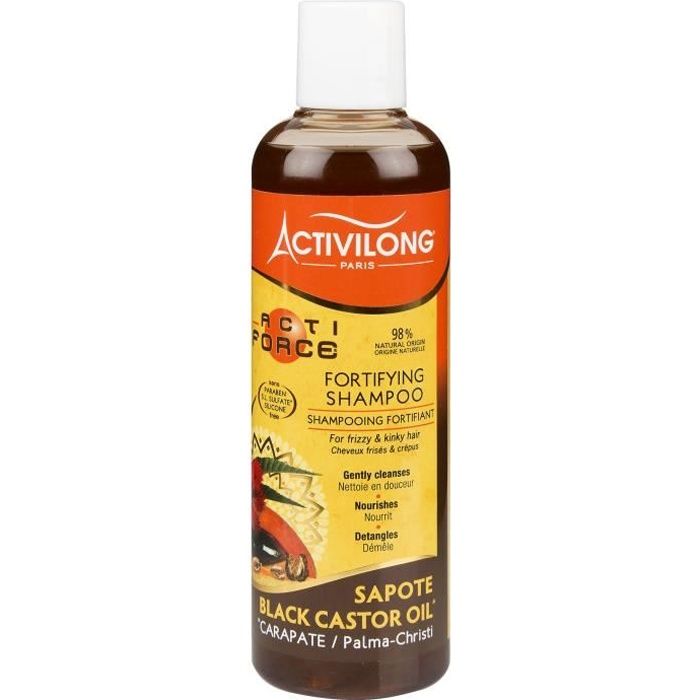 ACTIVILONG Shampooing fortifiant Actiforce - Carapate et sapote - 250 ml