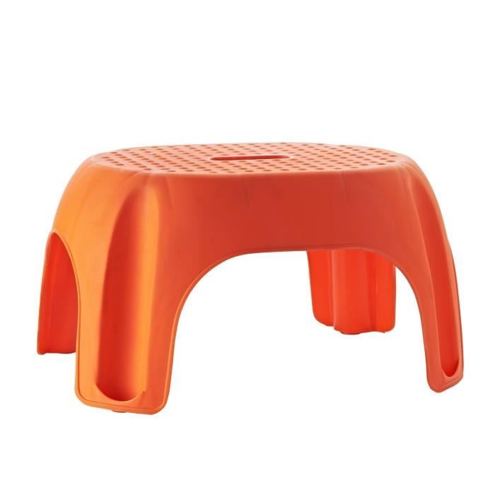 Tabouret de salle de bains - Orange