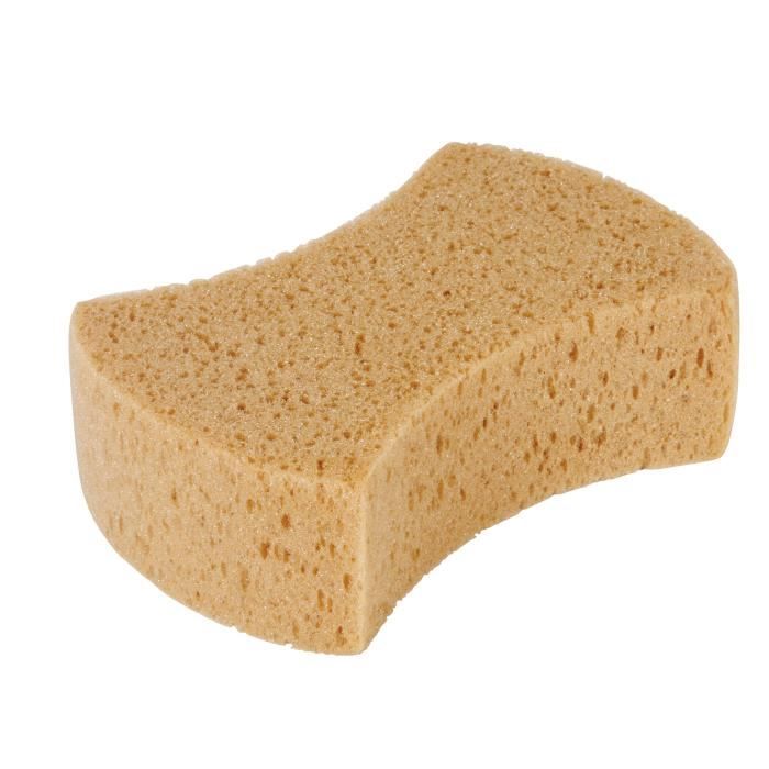 TURBOCAR Eponge synthétique - Aspect naturel - 19 x 13 x 6 cm