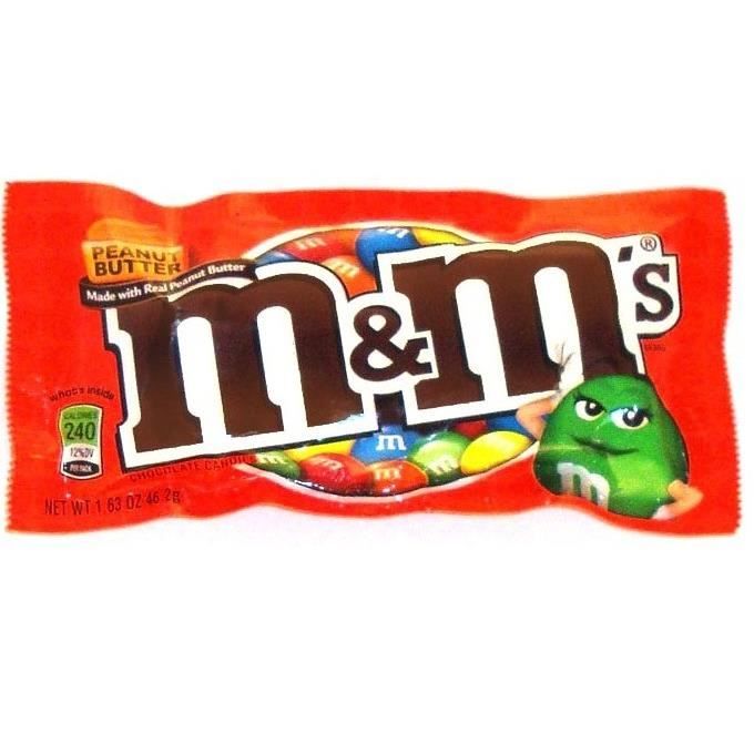 M&M's Peanut Butter 46.2g Beurre de cacahuètes Achat / Vente confiserie de chocolat M&M's