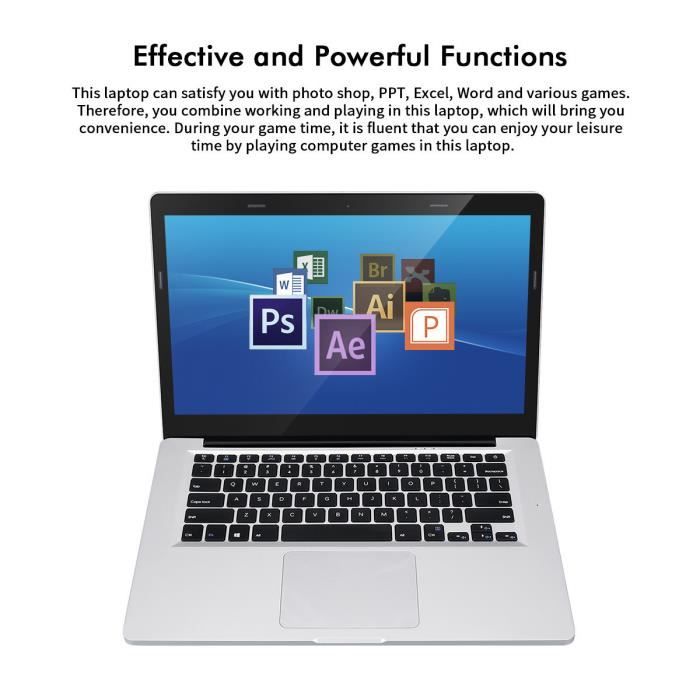 Excelvan X8 Pro 14.1” IPS Ordinateur Portable3