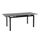 Table extensible verre noir
