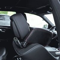 APPUI-TÊTE Appuie-tête de voiture en cuir PVC noir APPUI-TÊTE Appuie-tête de voiture en cuir PVC noir