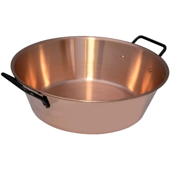 BASSINE A CONFITURE CUIVRE 38 CM   Achat / Vente BASSINE DE CUISSON