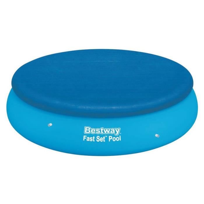 BESTWAY Bâche 4 saisons pour piscine Fast Set Pool ronde Ø 244cm