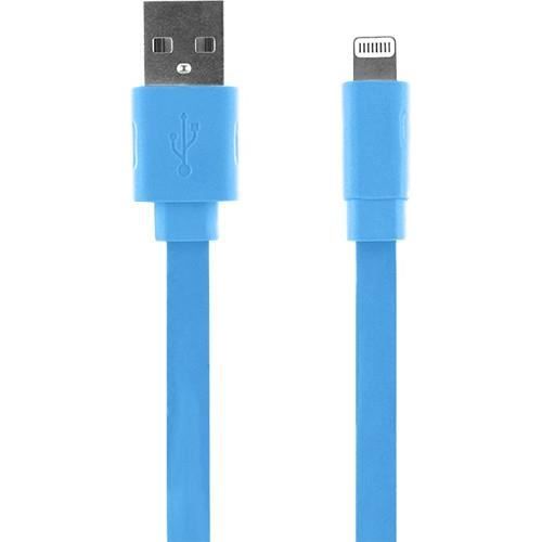 BIG BEN Cable iPhone 5 - Bleu - 20 cm