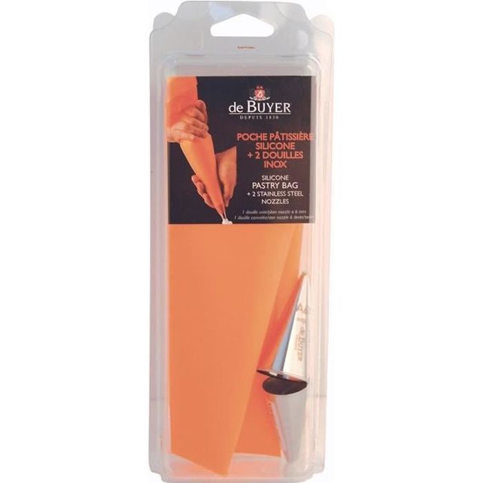 DE BUYER Kit 1 poche silicone + 2 douilles