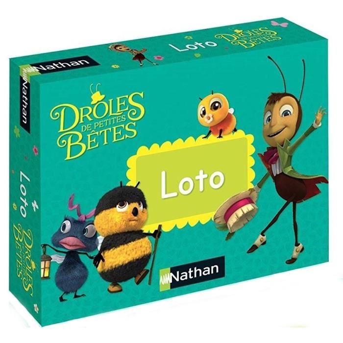 NATHAN Drôles de Petites Bêtes - Loto