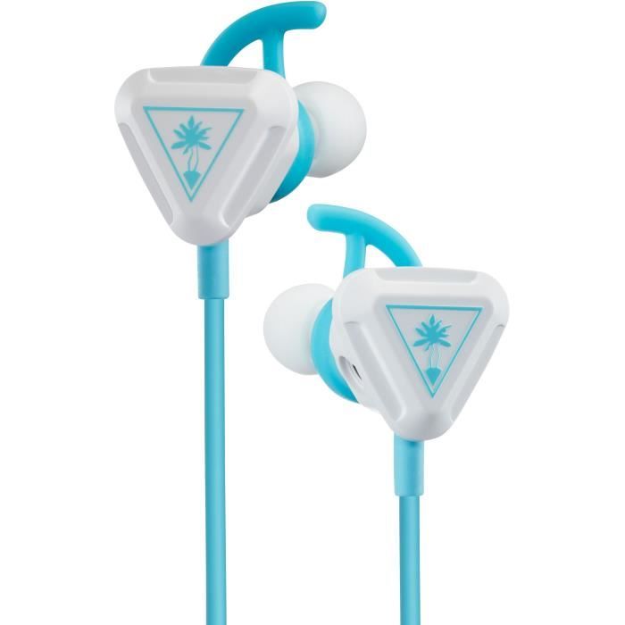 TURTLE BEACH Ecouteurs gamer intra-auriculaires Battle Buds Blanc (compatibles Nintendo Switch, Xbox one, PS4, PS4 Pro)- TBS-4003-02