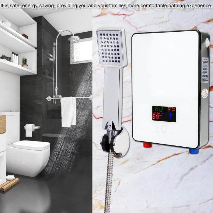 6500w Chauffe Eau électrique Instantané Sans Réservoir Pour La 6500w Chauffe Eau électrique Instantané Sans Réservoir Pour La De Salle Bains Avec Pomme Température Constante