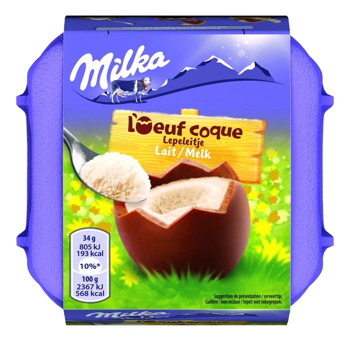 oeuf coque milka - oeuf milka oreo