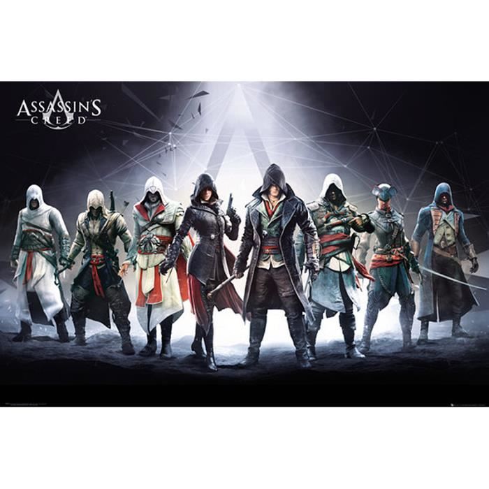 Poster Poster Assassin's Creed Creed Personnages Les Assassin's YbfgyvI76m