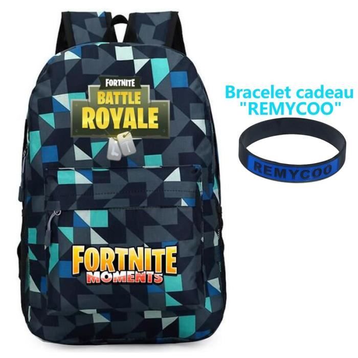 Fortnite Battle Royale Grids Sac A Dos Etanche Pour L Ecole - fortnite battle royale grids sac a dos etanche pour l ecole superbreak unisexe couleur bleu noir