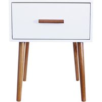 CHEVET Maison Maligne - Table de chevet Scandinave Blanc CHEVET Maison Maligne - Table de chevet Scandinave Blanc
