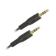 APM 418003 Cordon Jack 3,5 mm stéréo Mâle / Jack 3,5 mm stéréo Mâle - Plugs or - 2 m