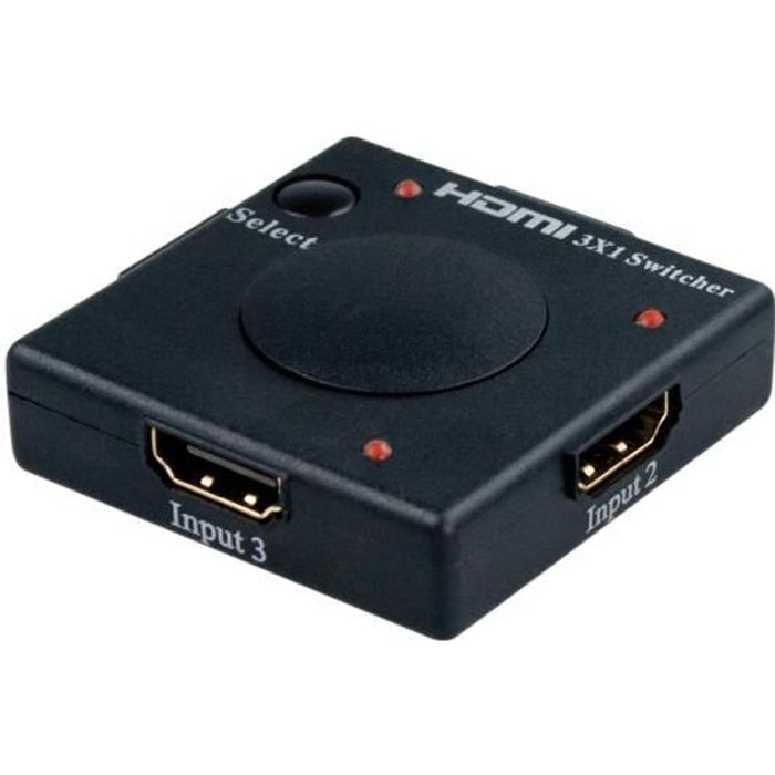 APM 590103 Mini Switch HDMI 3x1 - Auto-Alimenté