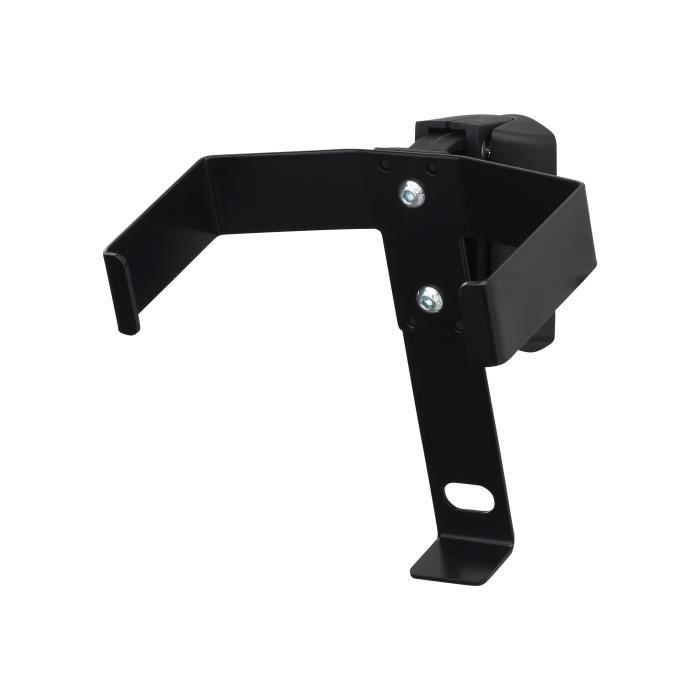 SOUNDXTRA Support mural pour haut-parleur - En acier, plastique ABS - Noir