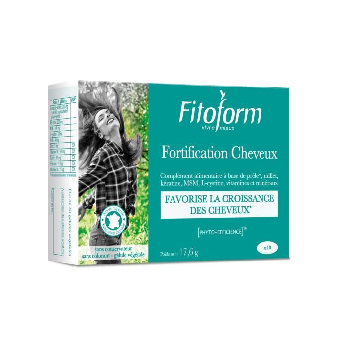 FITOFORM Fortification Cheveux - 40 gélules