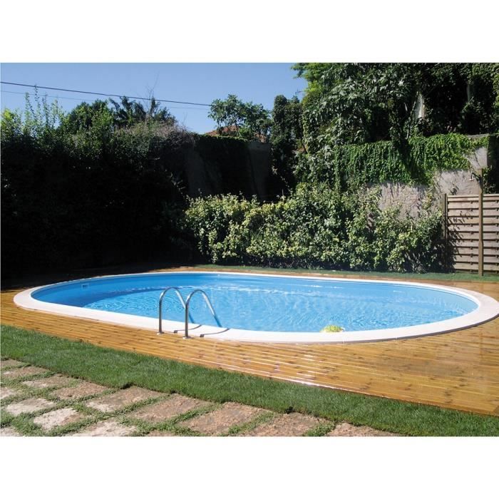 Piscine Enterrée Acier Ovale 800mx400m Hauteur 150m