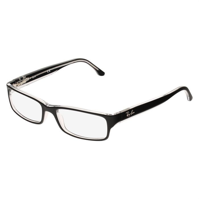 RAY BAN Monture de Lunettes de Vue Mixte Noir et transparent   Achat