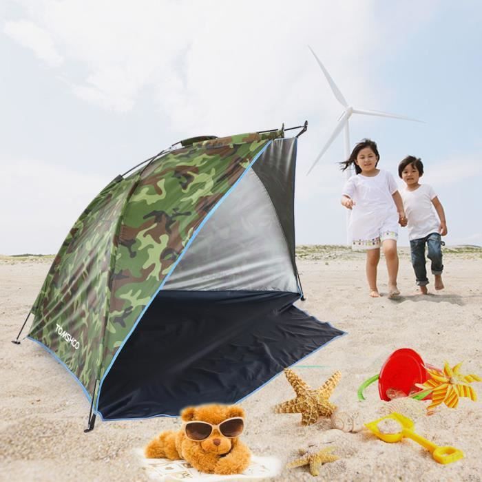 Tomshoo Tente De Parasol Sports Dextérieur Pour Pêche Parc Plage Pique Nique Personne Mixte