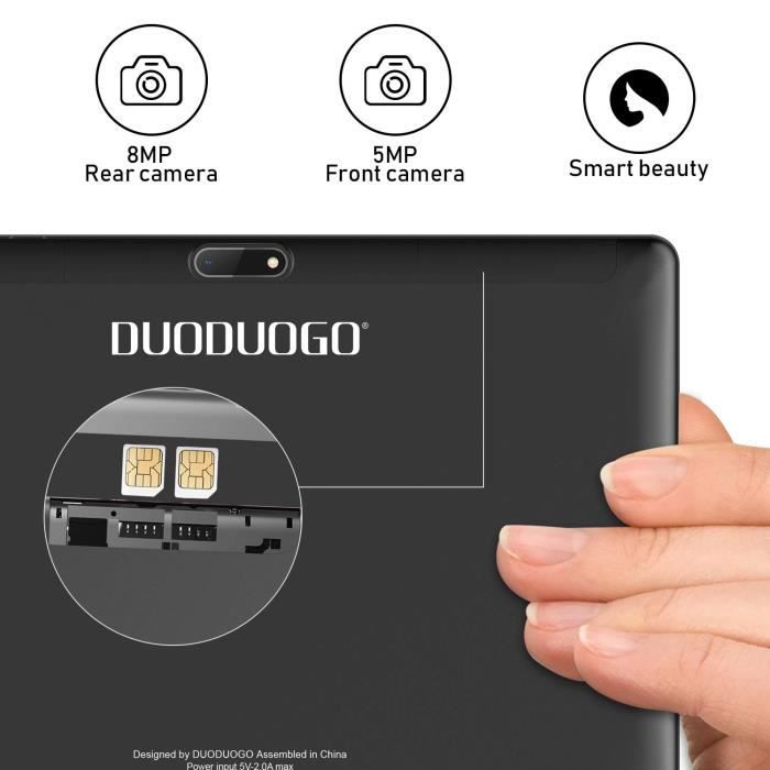 Tablette Tactile 10,1" HD, 4G/WIFI 32Go ROM/64Go1