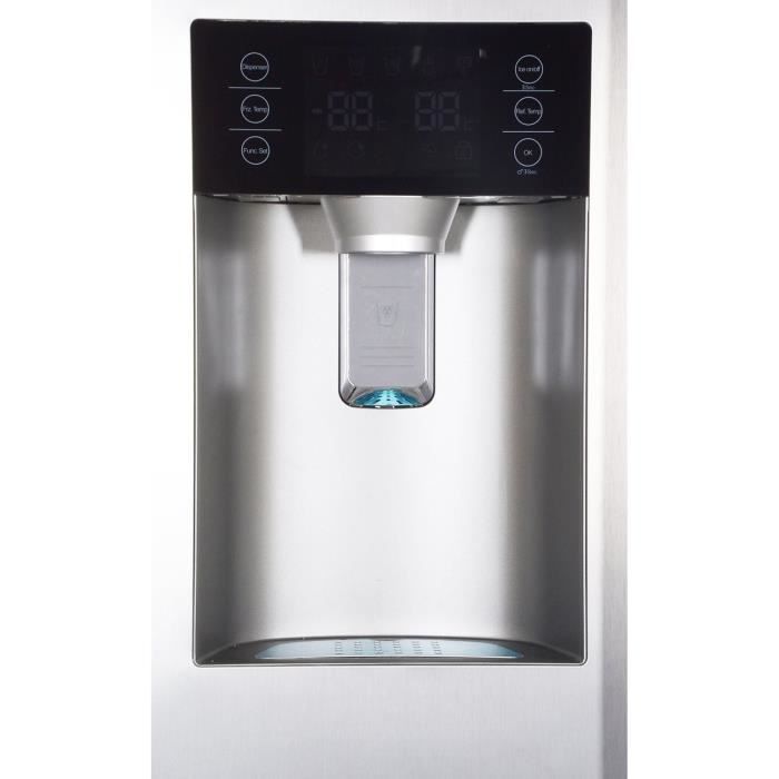 REFRIGERATEUR AMERICAIN SILVER  HRF628AF62