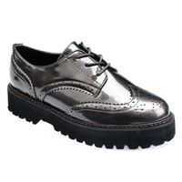 DERBY Derbies gris en verni brillant-36 DERBY Derbies gris en verni brillant-36