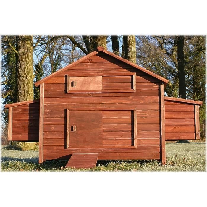 Zooprimus Poulailler En Bois Pour Jardin Extérieure 6 Poules Cage