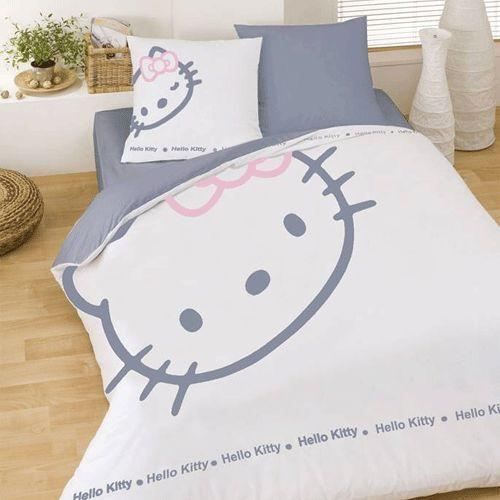  Housse  de couette  Hello  Kitty  140x200 cm Taie Achat 
