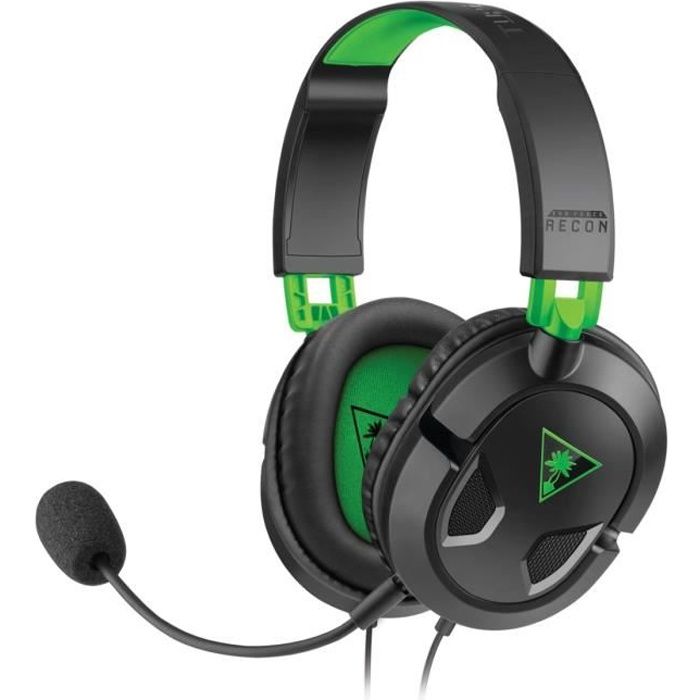 Turtle Beach Casque Gamer Recon 50x Noir Compatible Xboxps4pc
