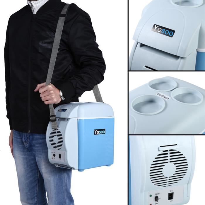 7.5L Mini Réfrigérateur Frigo DC 12V2