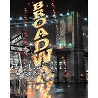 TABLEAU - TOILE TABLEAU DECO BROADWAY LED AVEC ENCEINTE BLUETOOTH TABLEAU - TOILE TABLEAU DECO BROADWAY LED AVEC ENCEINTE BLUETOOTH